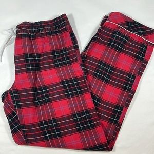 Gap Women’s Red/Black Plaid PJ Lounge Pants Size XS